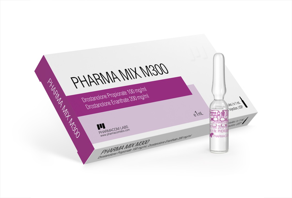 Pharma Mix M 300 дростанолон микс от Pharmacom Labs ампула